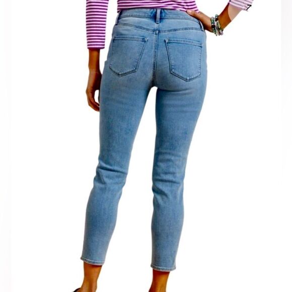 Talbots Simply Flattering Jegging Crop Jeans in Blue Wash Women’s 18W - Picture 5 of 10